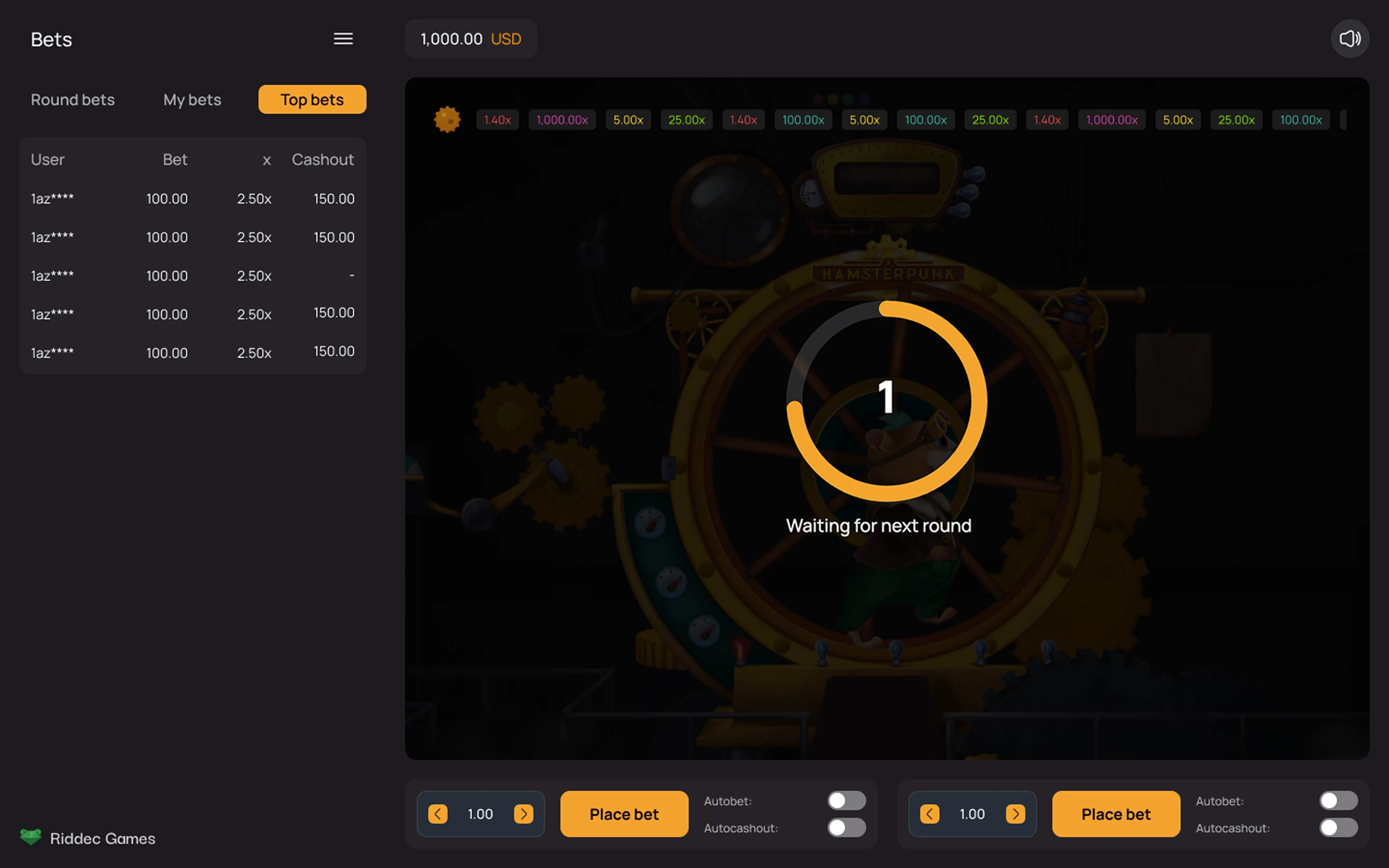 Hamsterpunk Crash — desktop game screenshot 2 | Riddec Games