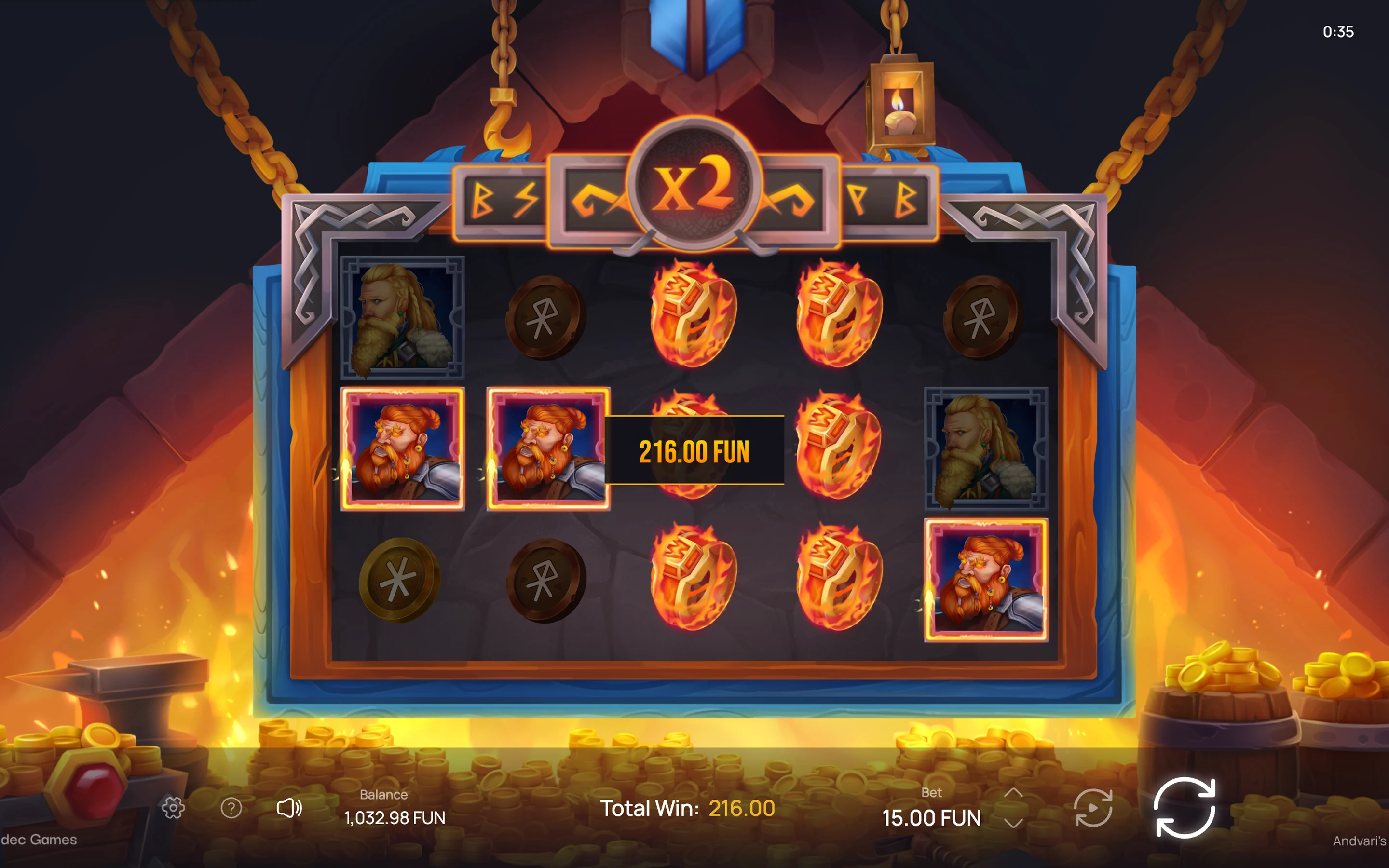 Andvari's Ring — desktop game screenshot 4 | Riddec Games