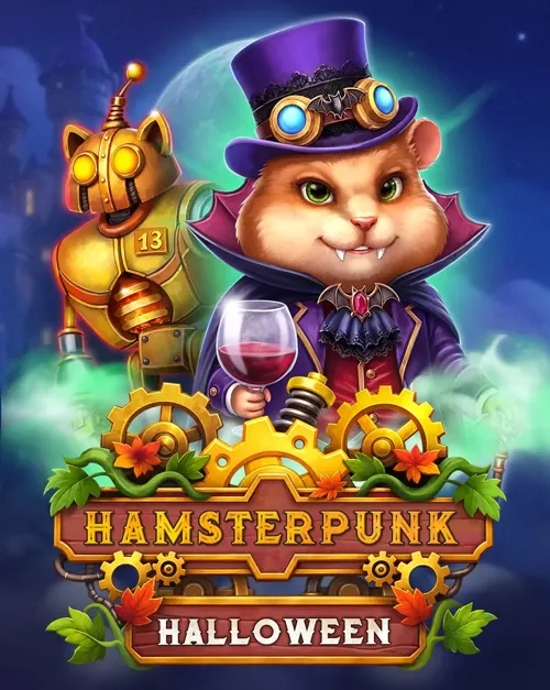 Hamsterpunk Halloween — online casino game poster | Riddec Games