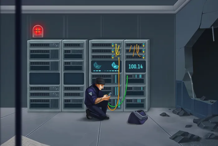 Vault Crash — game logo and key art | Riddec Games