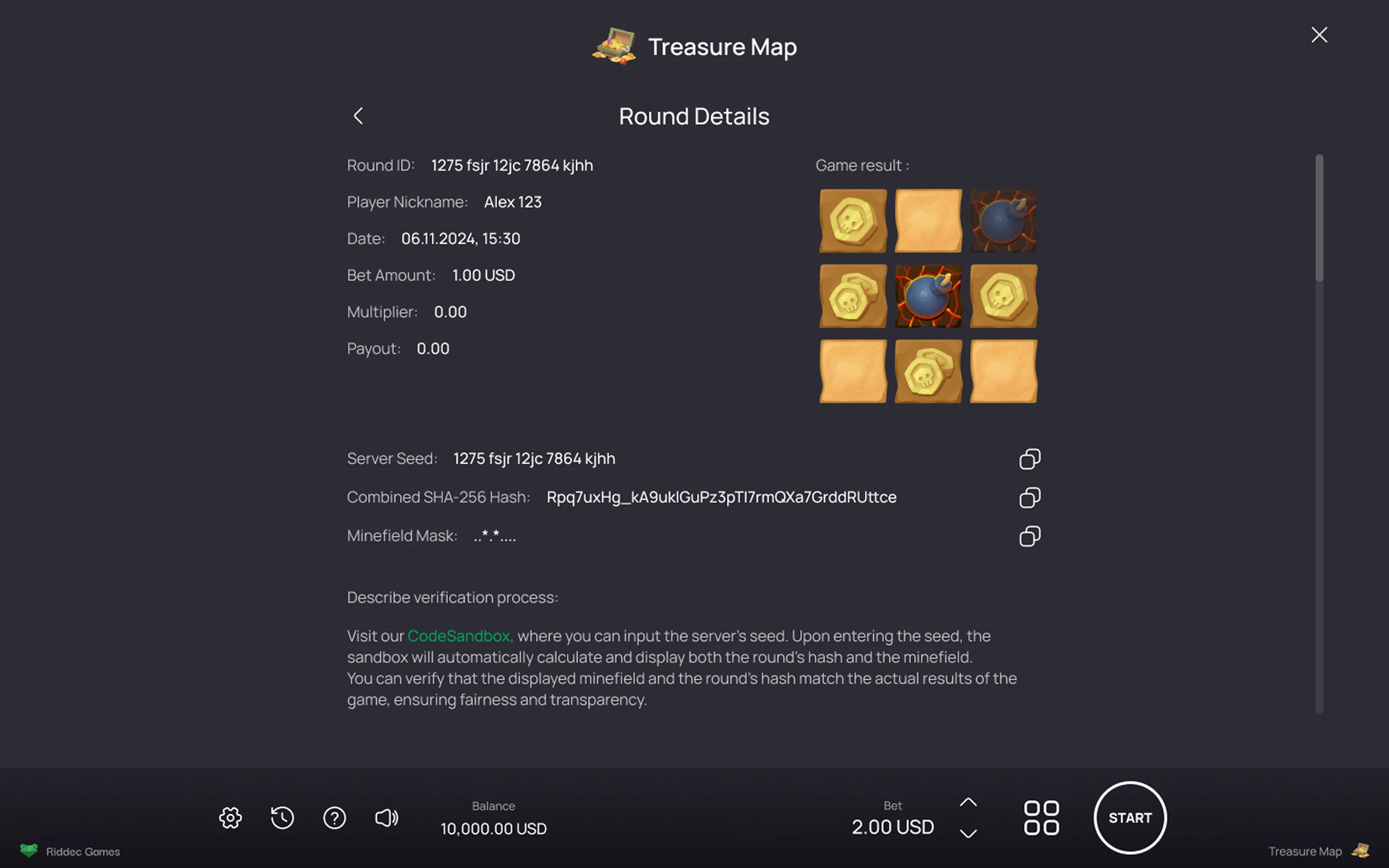 Treasure Map — desktop game screenshot 5 | Riddec Games
