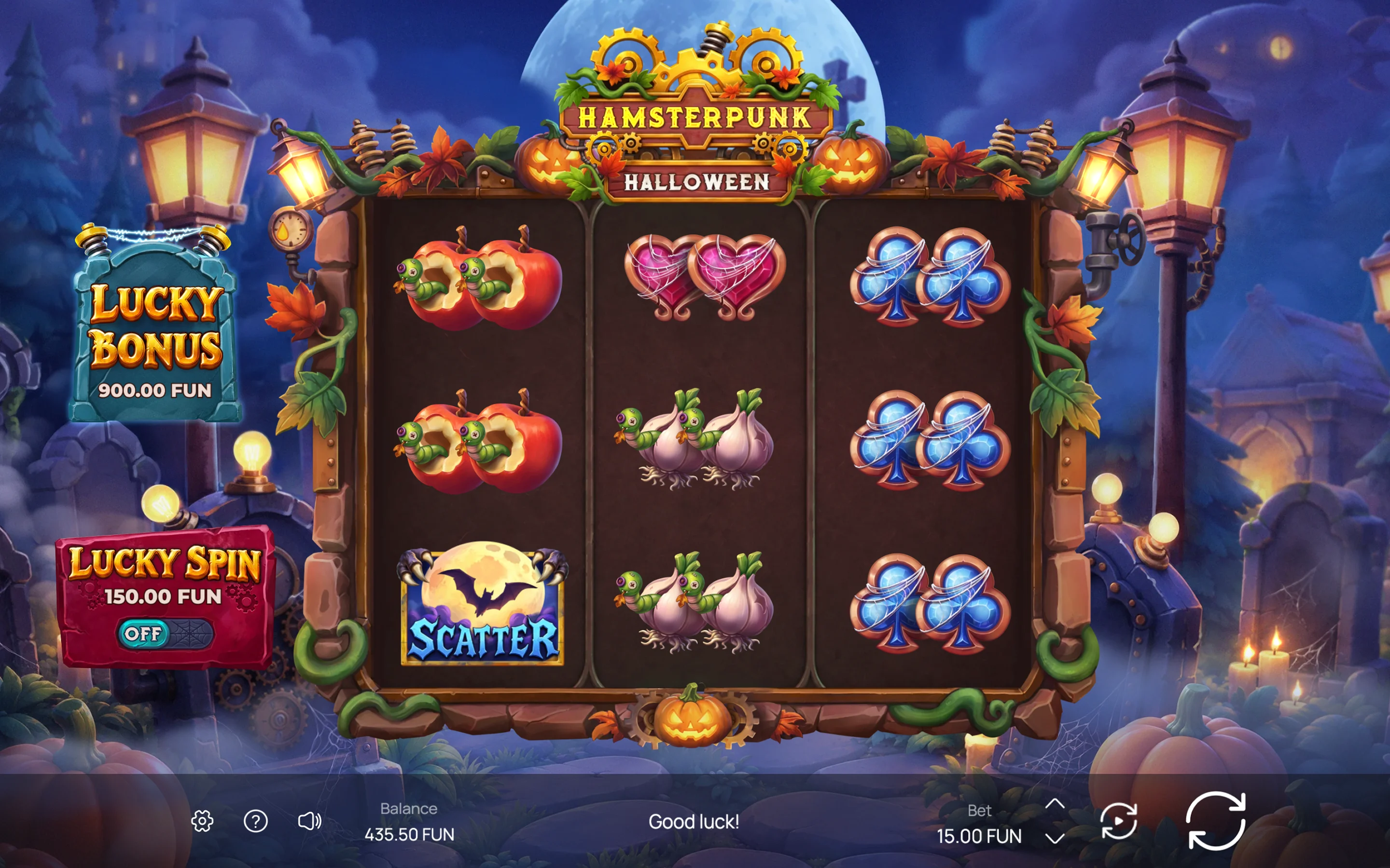 Hamsterpunk Halloween — desktop game screenshot 1 | Riddec Games