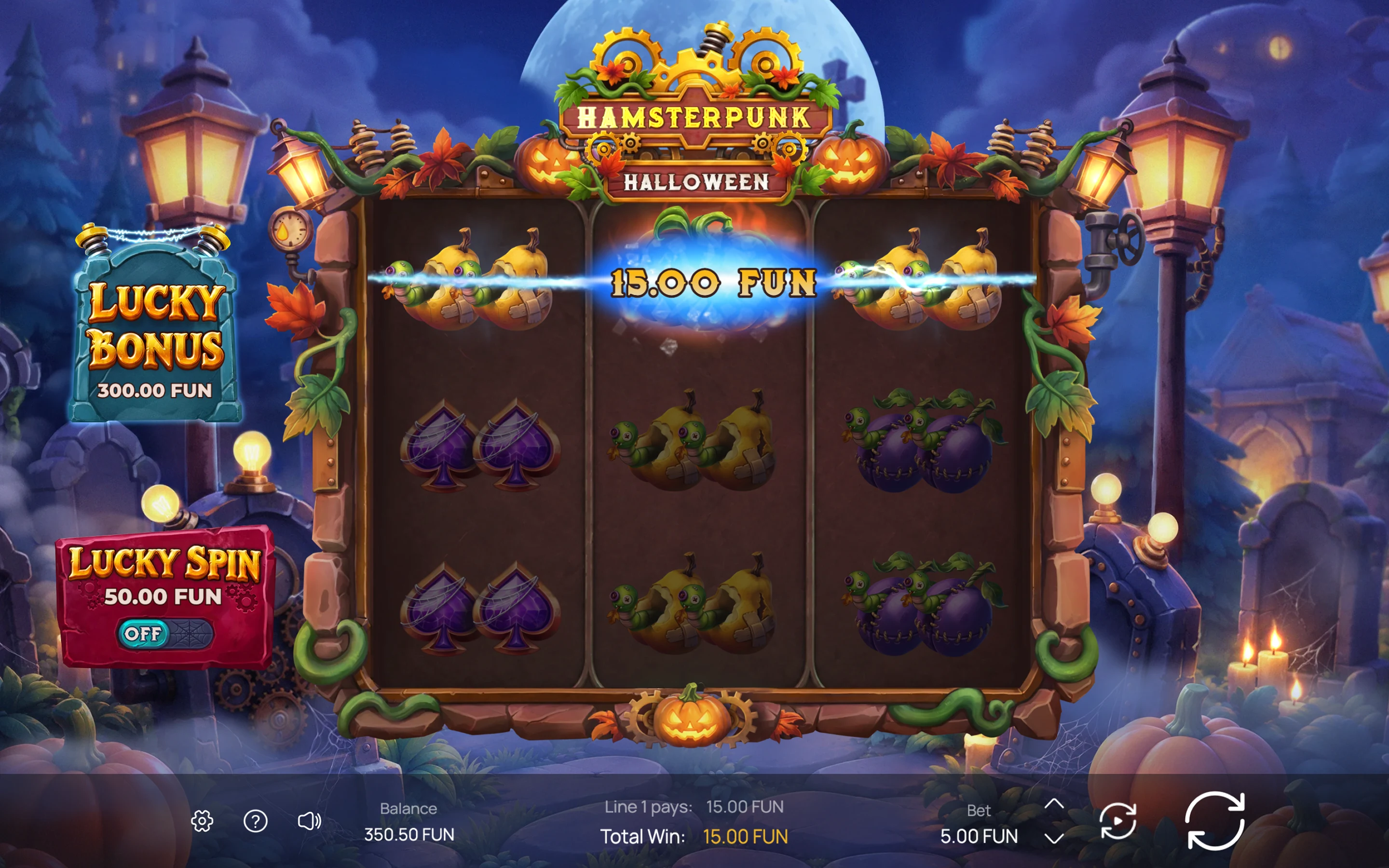 Hamsterpunk Halloween — desktop game screenshot 2 | Riddec Games