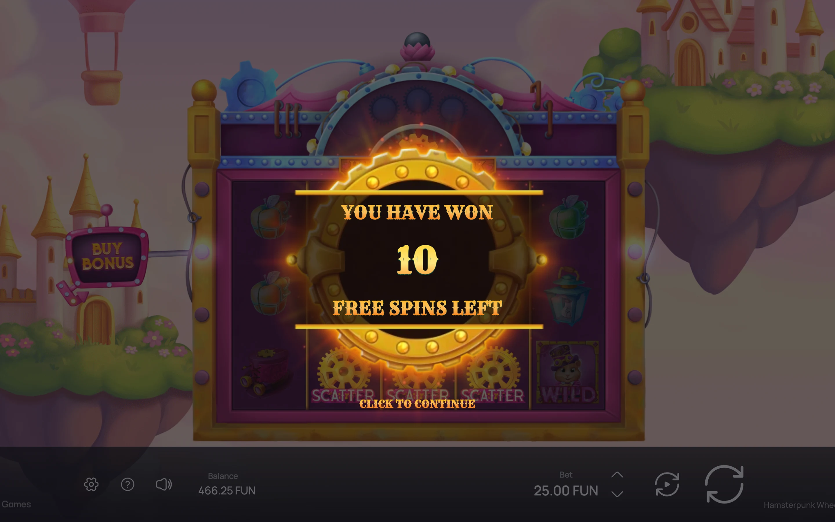 Hamsterpunk Wheel of Love — desktop game screenshot 3 | Riddec Games