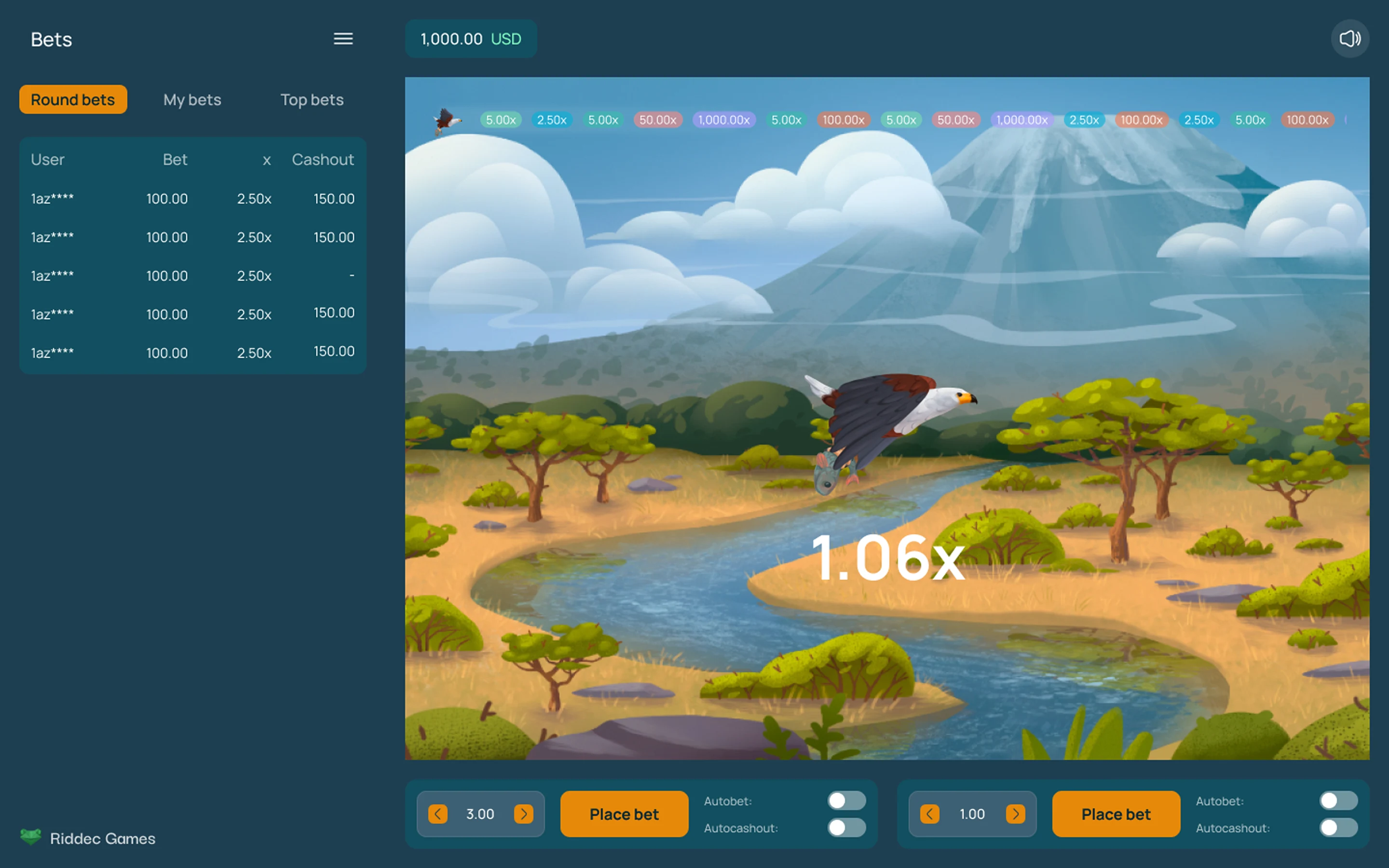 Eagle of Fortune — desktop game screenshot 1 | Riddec Games