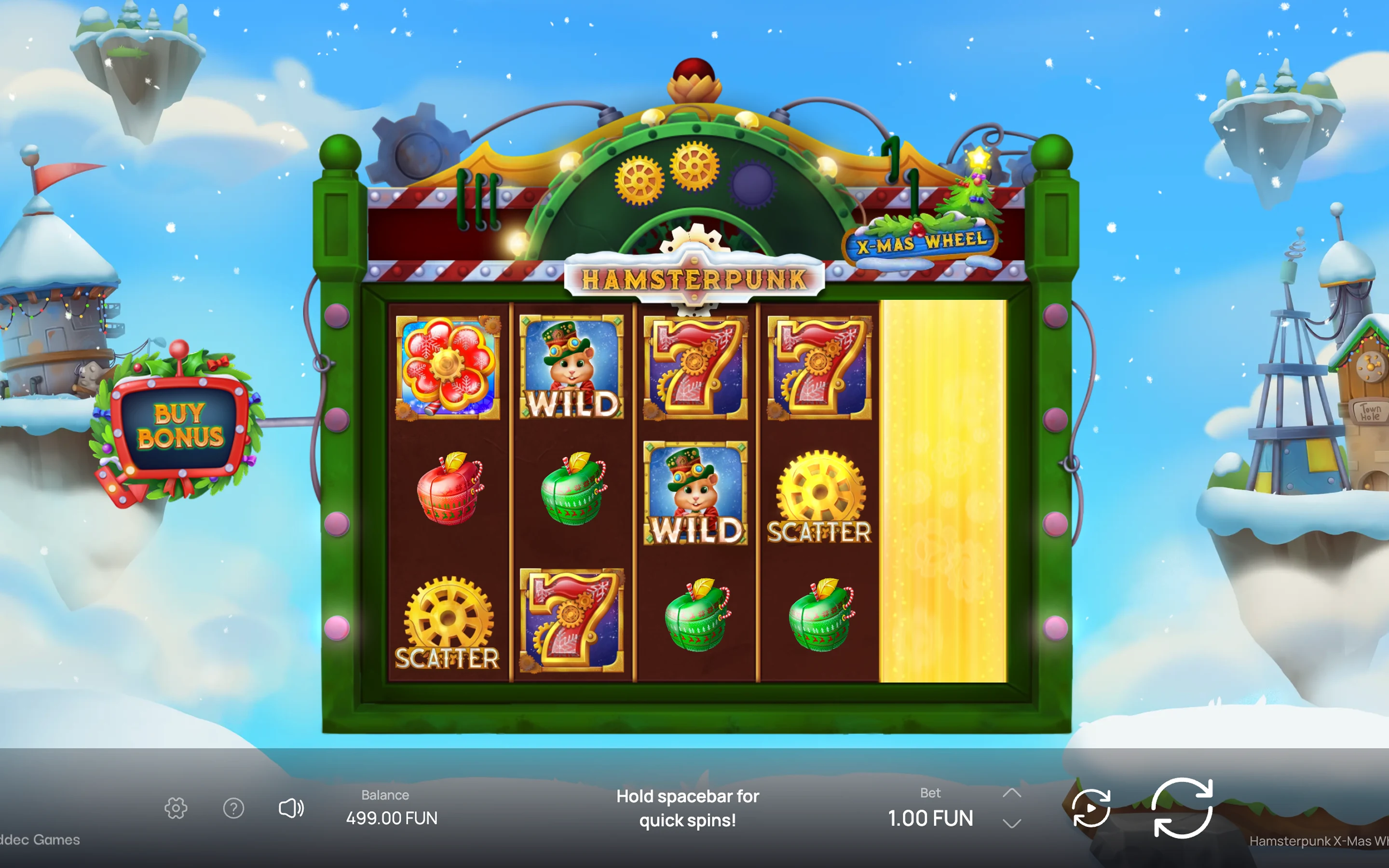 Hamsterpunk X-mas Wheel — desktop game screenshot 4 | Riddec Games