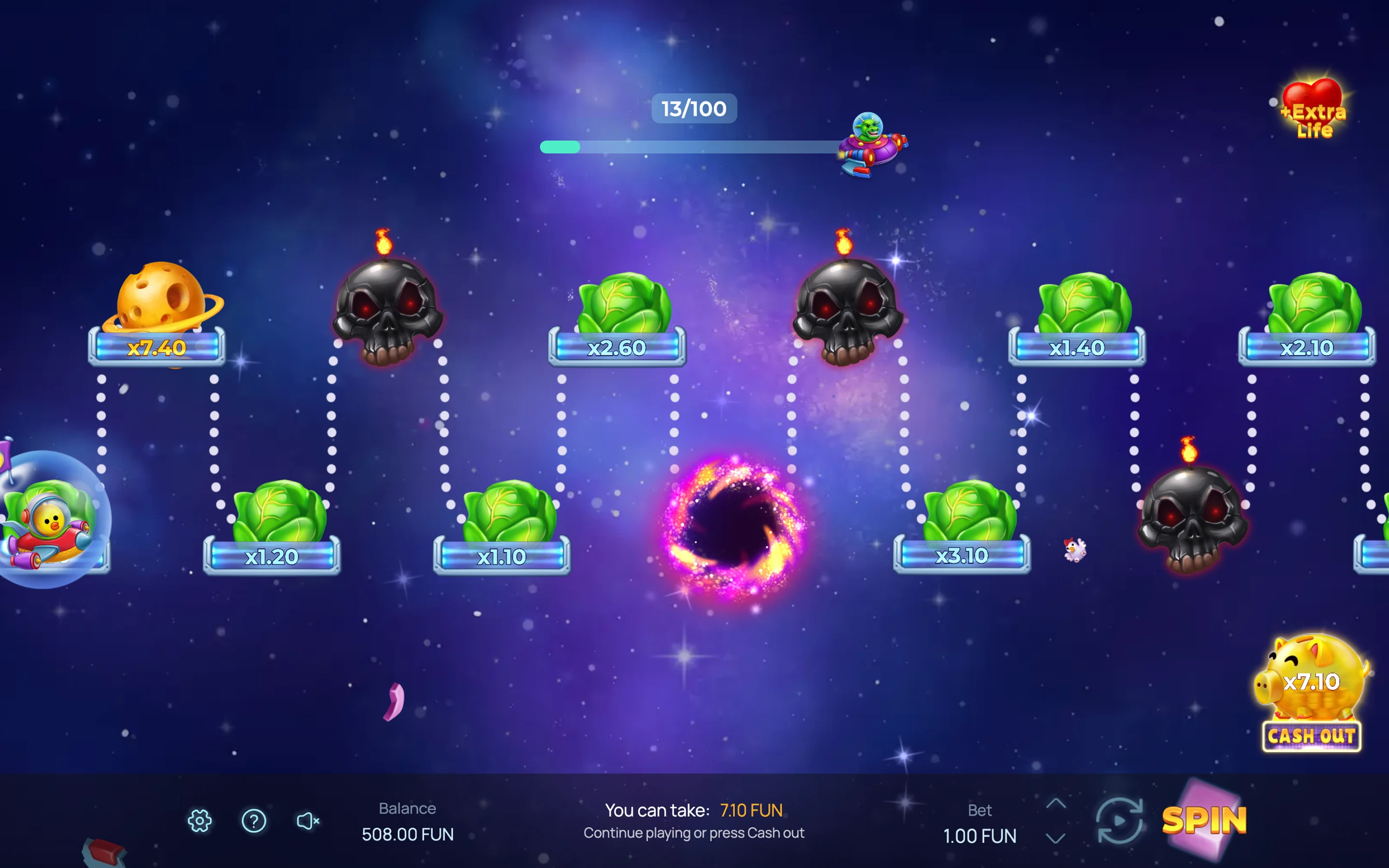 Orbital Rush — desktop game screenshot 5 | Riddec Games