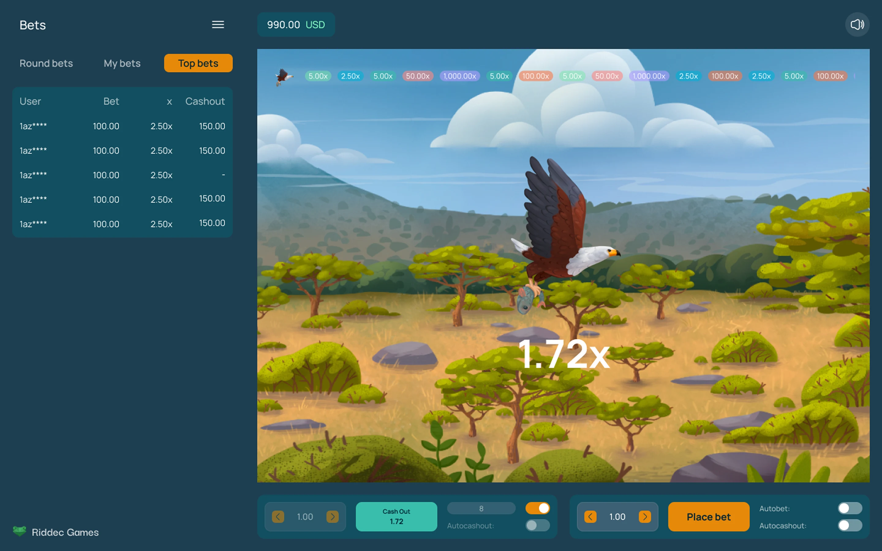 Eagle of Fortune — desktop game screenshot 5 | Riddec Games