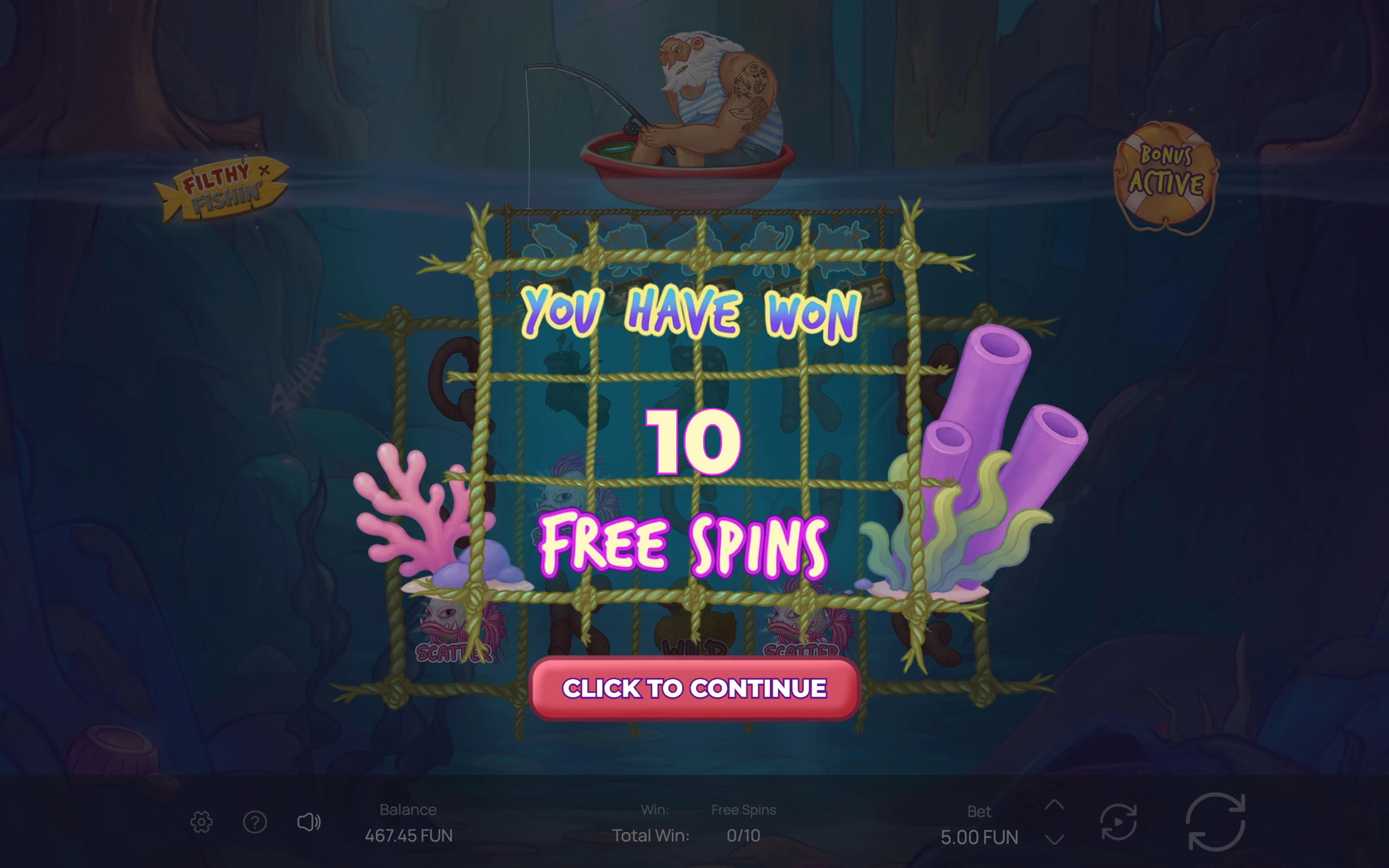 Filthy Fishin' — desktop game screenshot 3 | Riddec Games