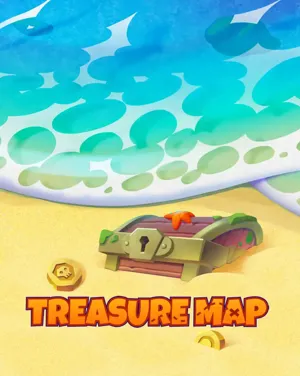 Treasure Map — online casino game poster | Riddec Games