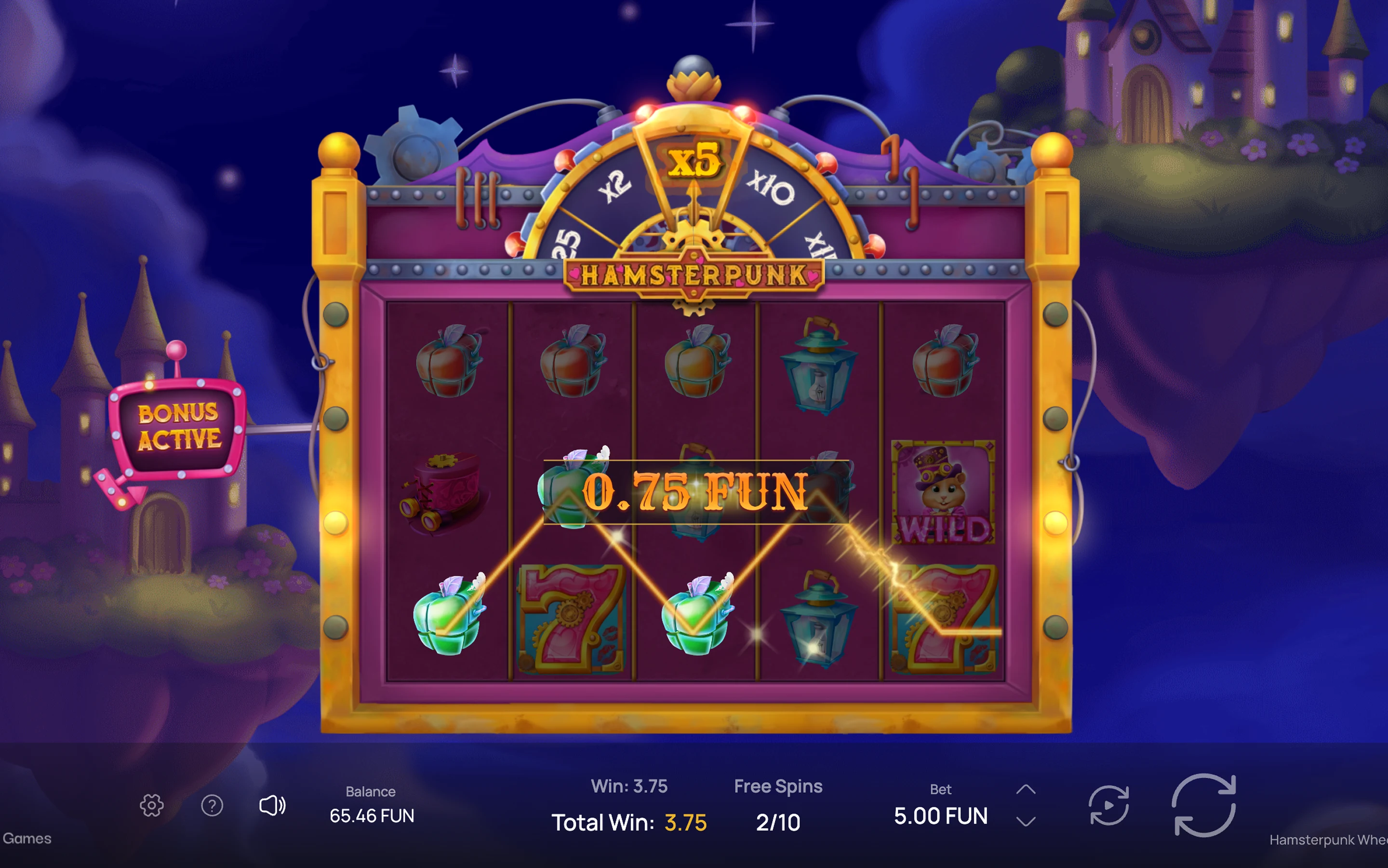Hamsterpunk Wheel of Love — desktop game screenshot 5 | Riddec Games