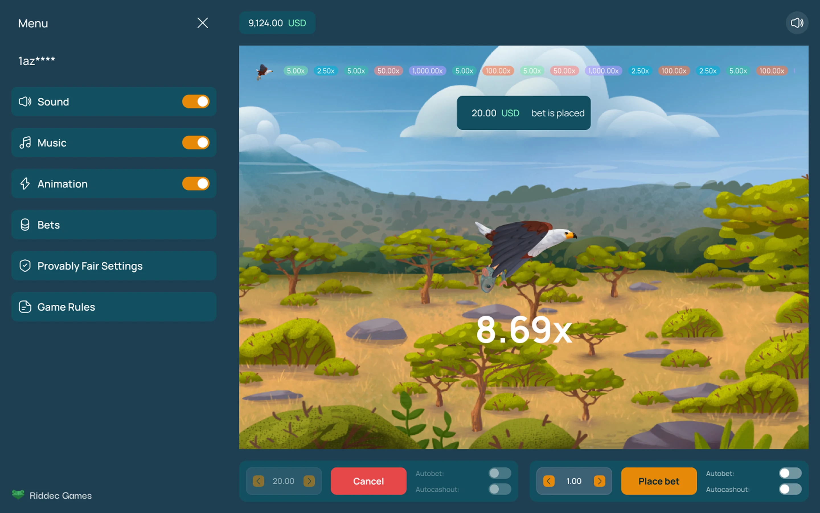 Eagle of Fortune — desktop game screenshot 4 | Riddec Games
