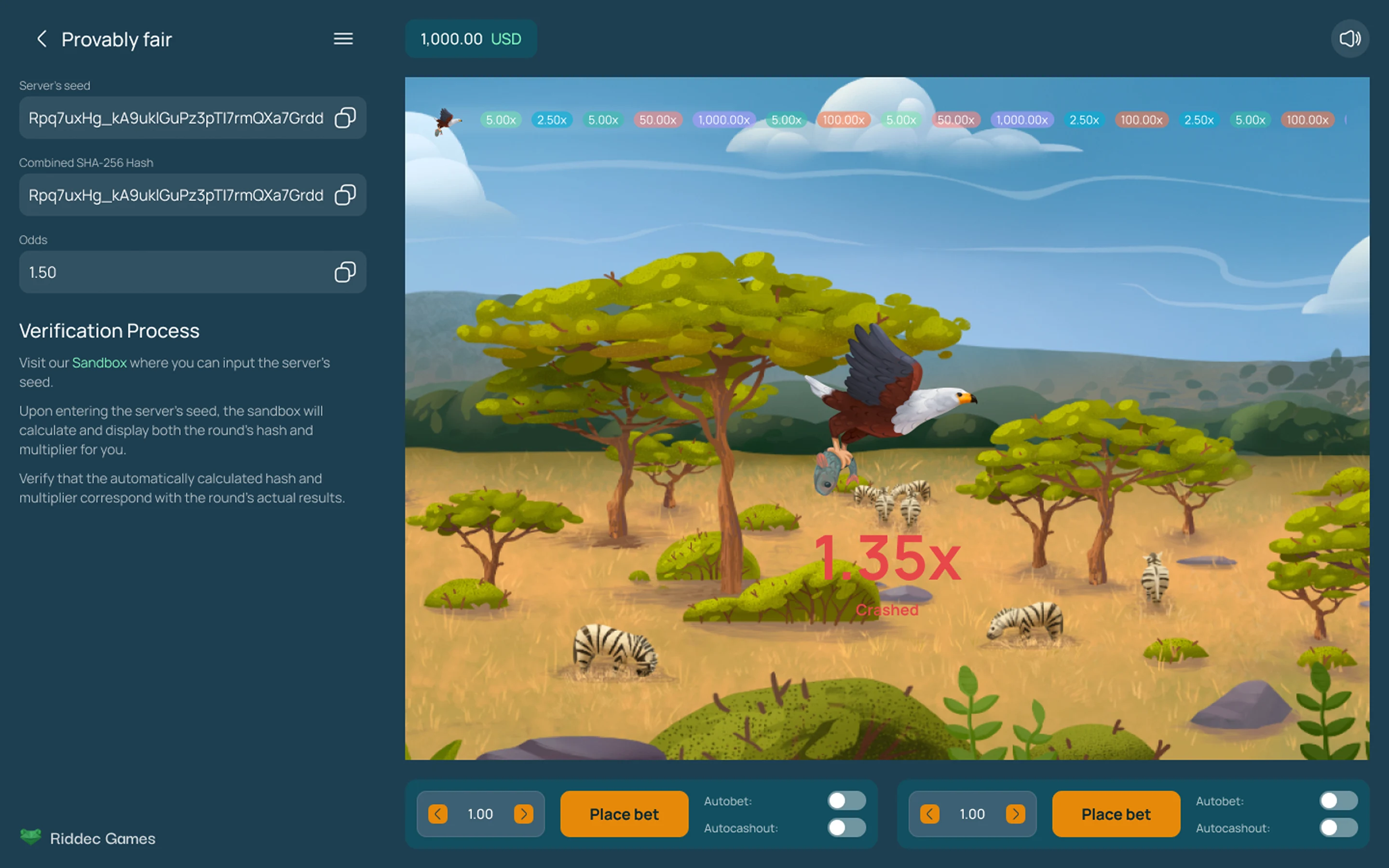 Eagle of Fortune — desktop game screenshot 2 | Riddec Games