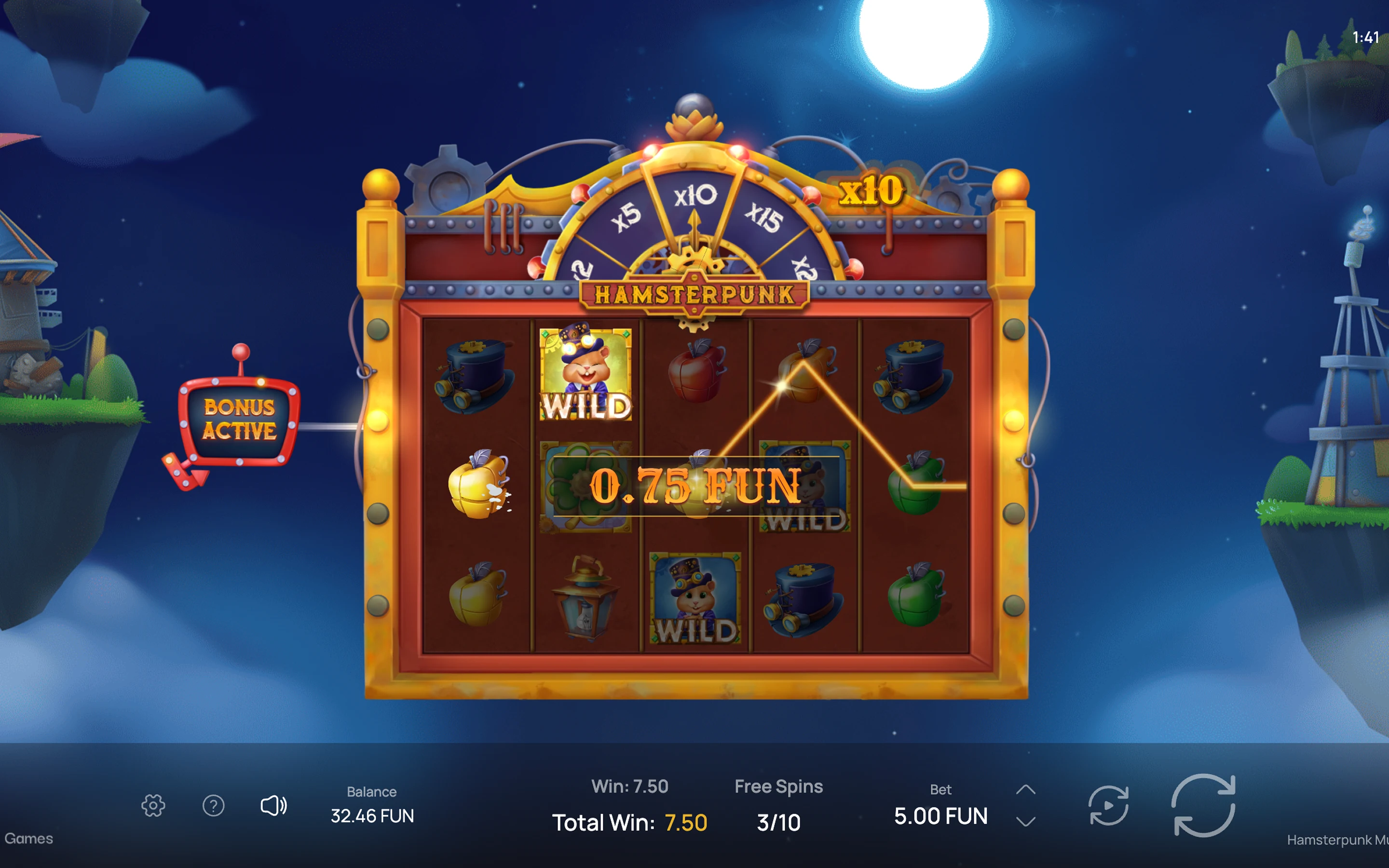 Hamsterpunk Multiwheel — desktop game screenshot 5 | Riddec Games