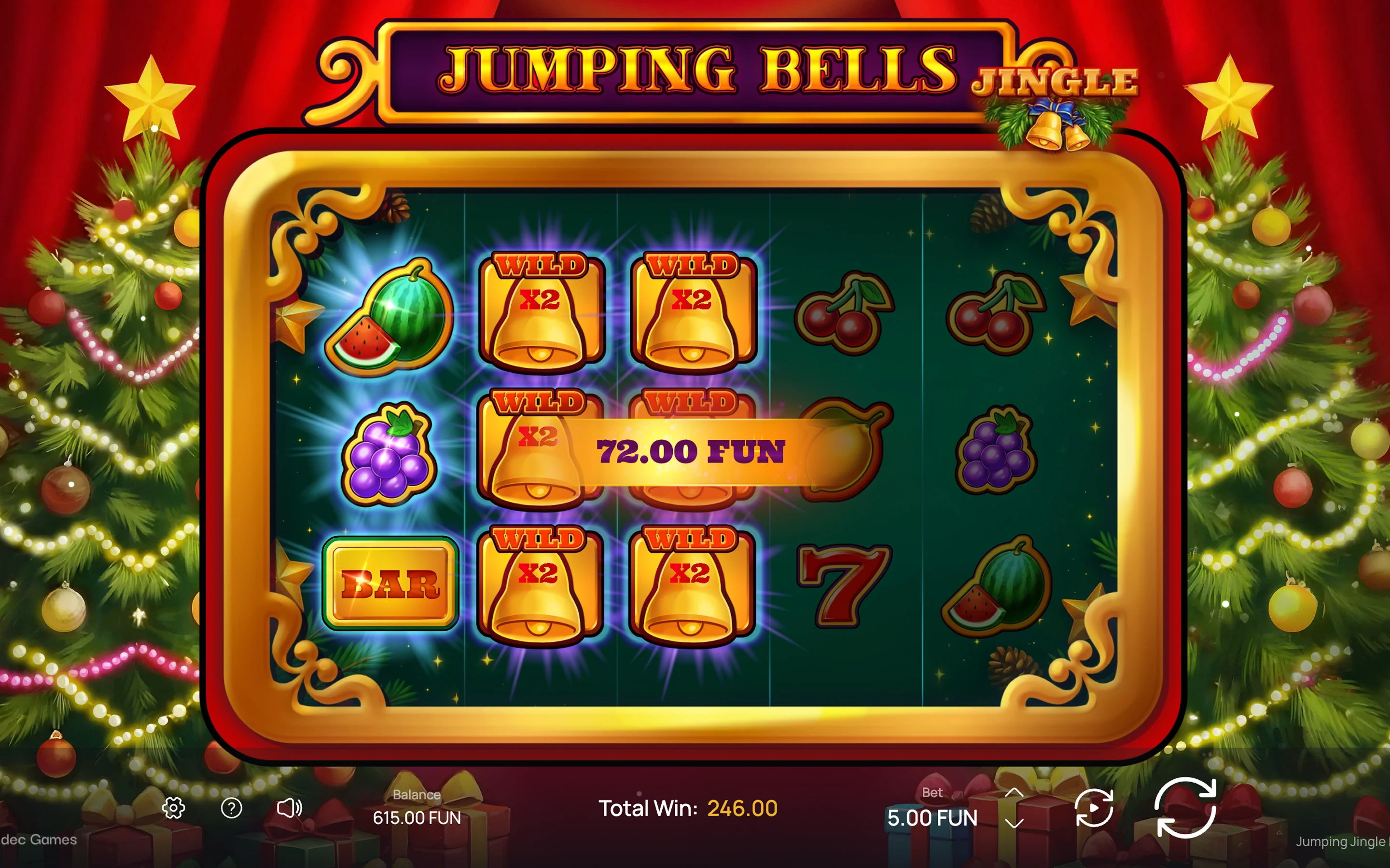 Jumping Jingle Bells — desktop game screenshot 4 | Riddec Games