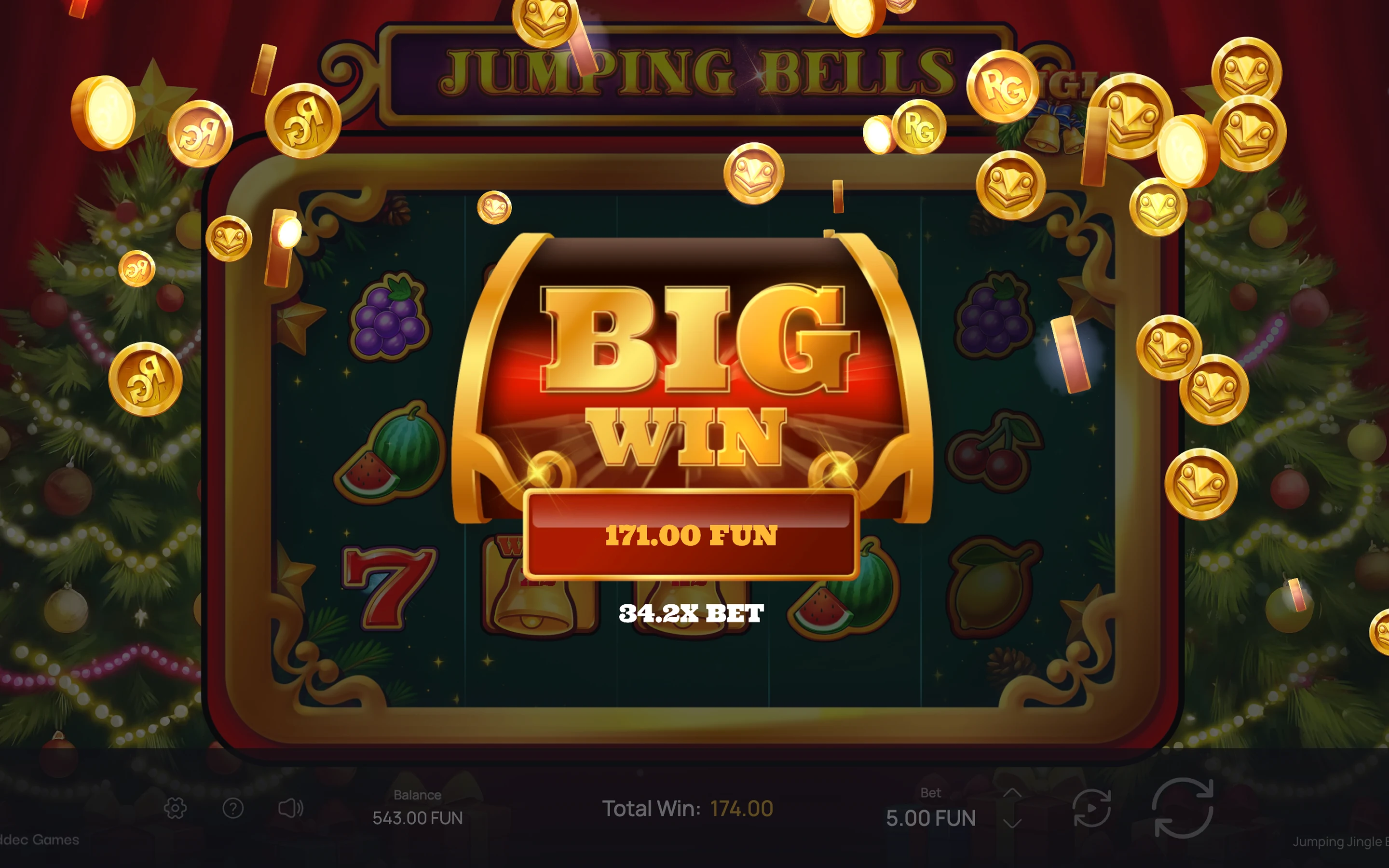 Jumping Jingle Bells — desktop game screenshot 5 | Riddec Games