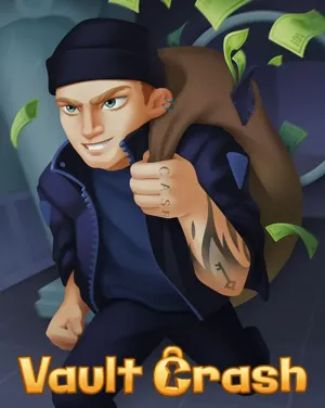 Vault Crash — online casino game poster | Riddec Games