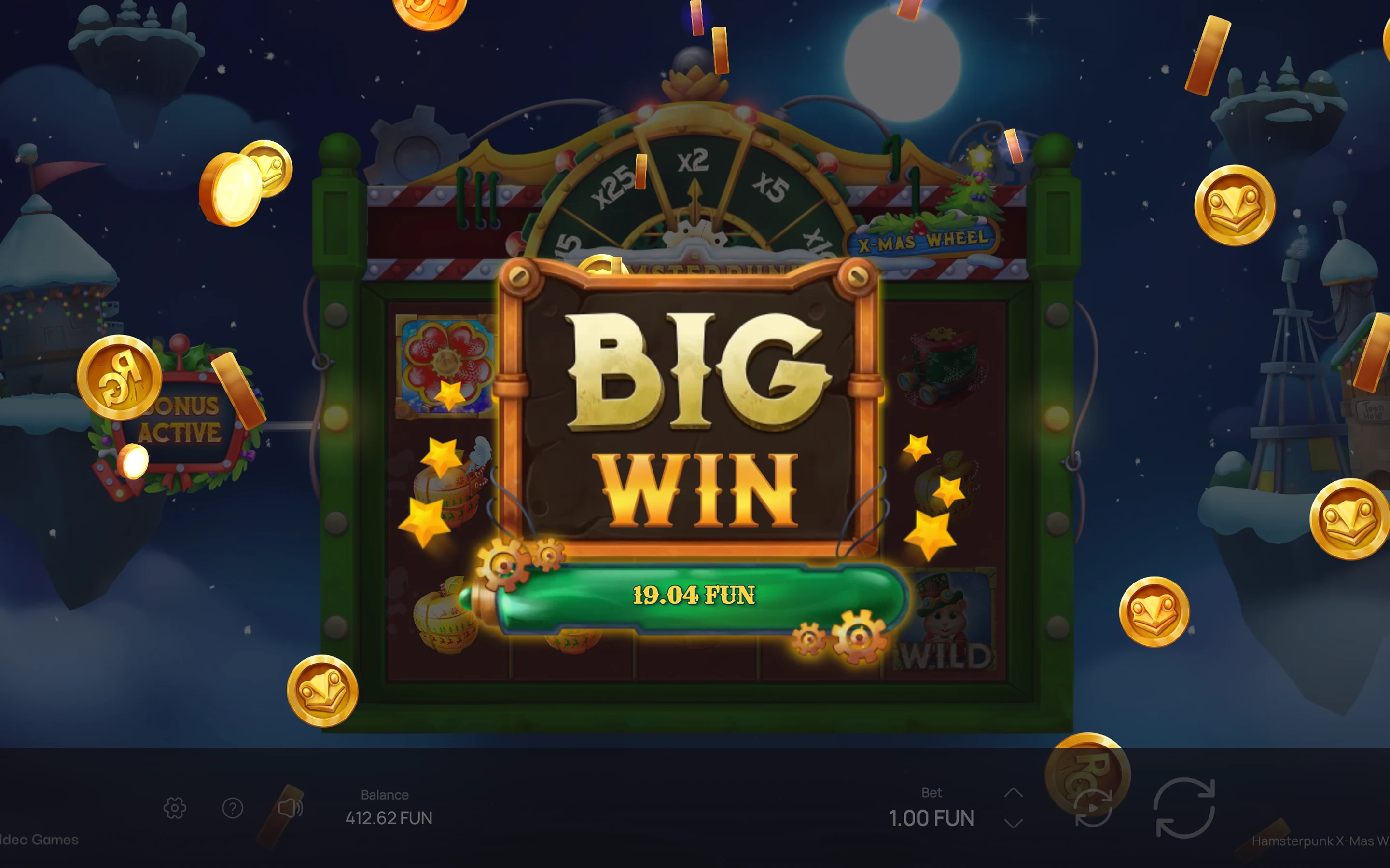Hamsterpunk X-mas Wheel — desktop game screenshot 6 | Riddec Games