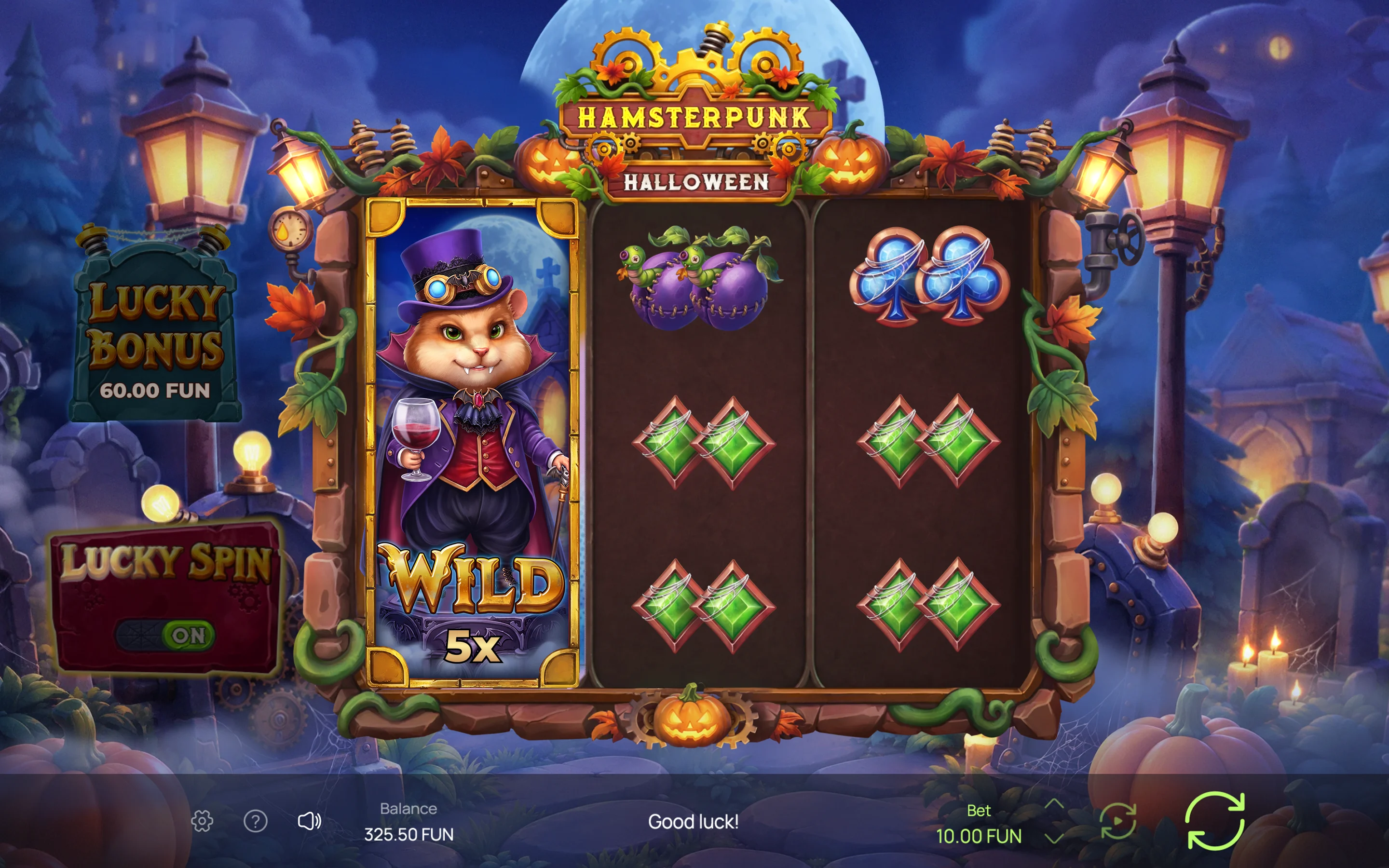 Hamsterpunk Halloween — desktop game screenshot 5 | Riddec Games