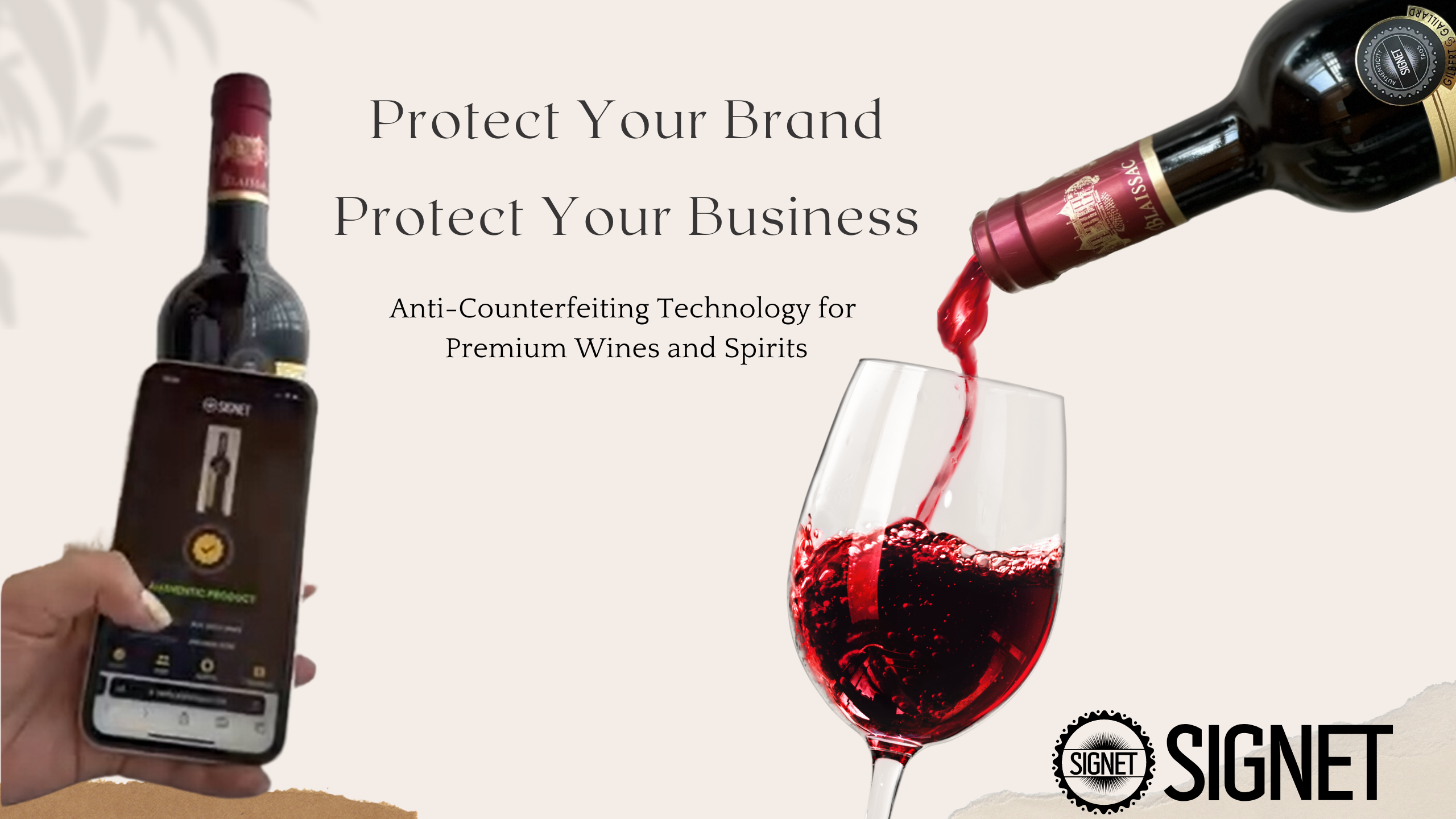Anti-counterfeit labels for Wines Brand Protection