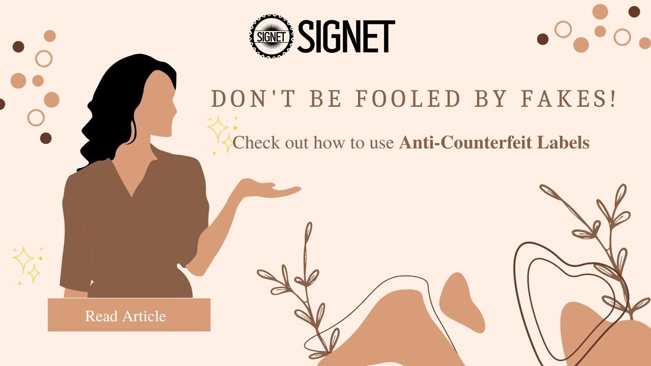 Anti-counterfeit labels for product authenticity