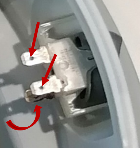 Testez l'interrupteur de l'appareil à raclette