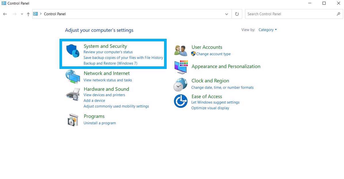 Enlevez l'option Fast Startup