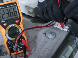 Testez l'électrovanne du lave-linge