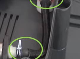 Vérifiez les tuyaux