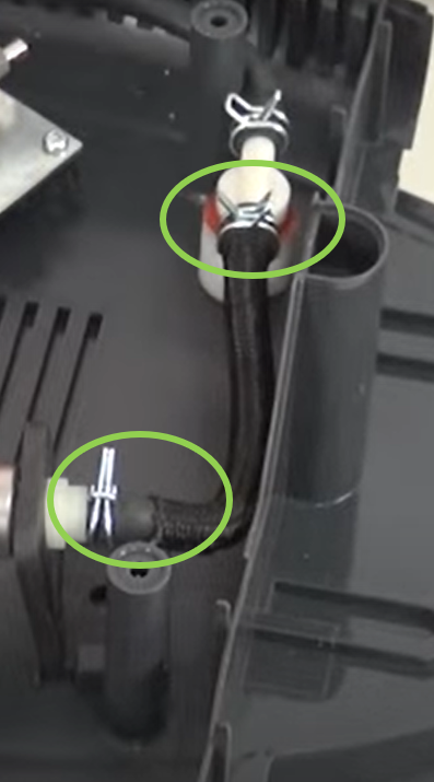 Vérifiez les tuyaux