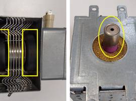 Testez le magnétron