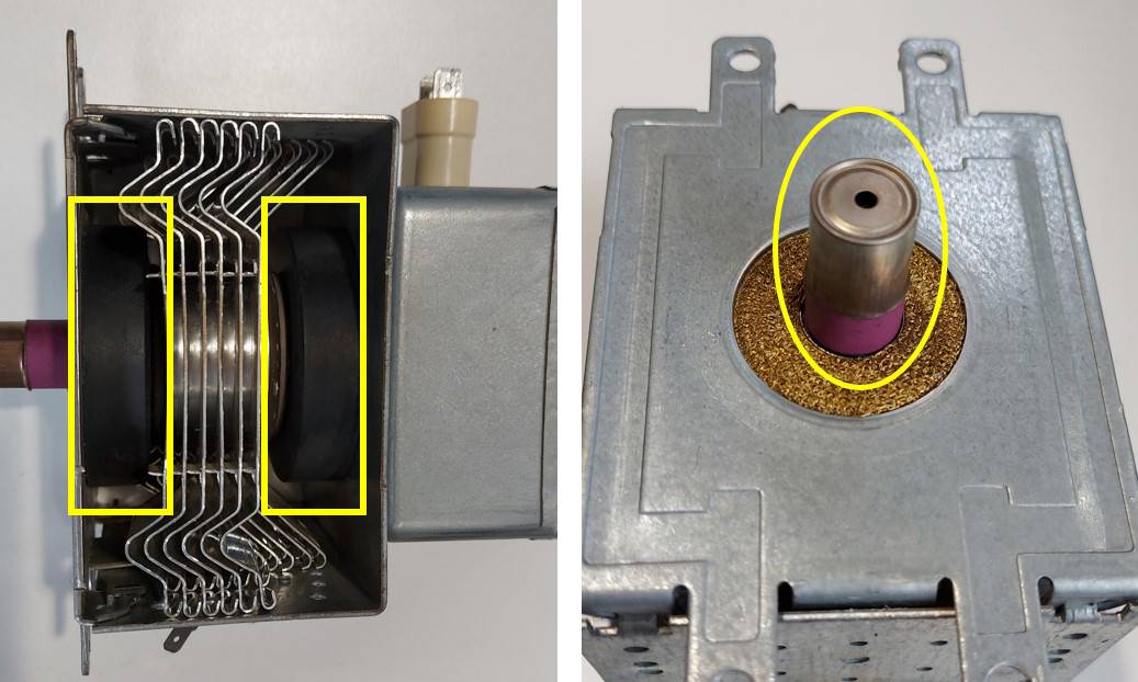 Testez le magnétron