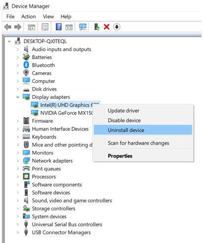 Mettez à jour vos pilotes graphiques