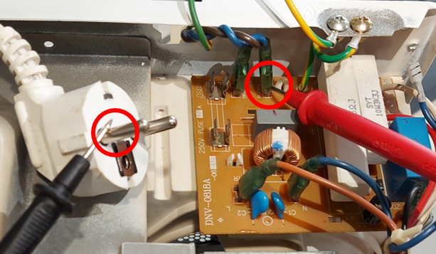 Testez le cordon d'alimentation