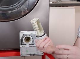 04911340 bouchon vidange trappe vis filtr machine à laver lave-linge Miele  W3222