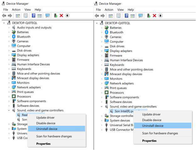Réinstallez les pilotes audio