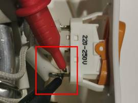 Testez l'interrupteur marche / arrêt