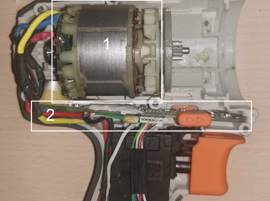Vérifiez la carte électronique de la perceuse