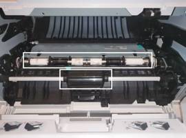 Vérifiez l'état des rouleaux d'entrainement du papier