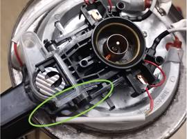 Contrôlez le fonctionnement du bouton marche/arrêt