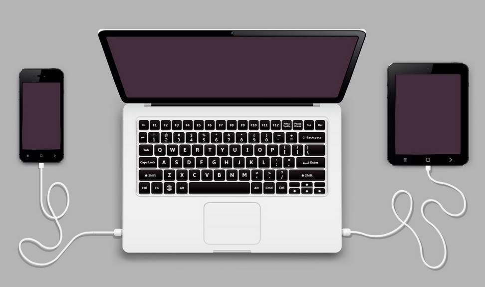 Connectez l'appareil à un ordinateur