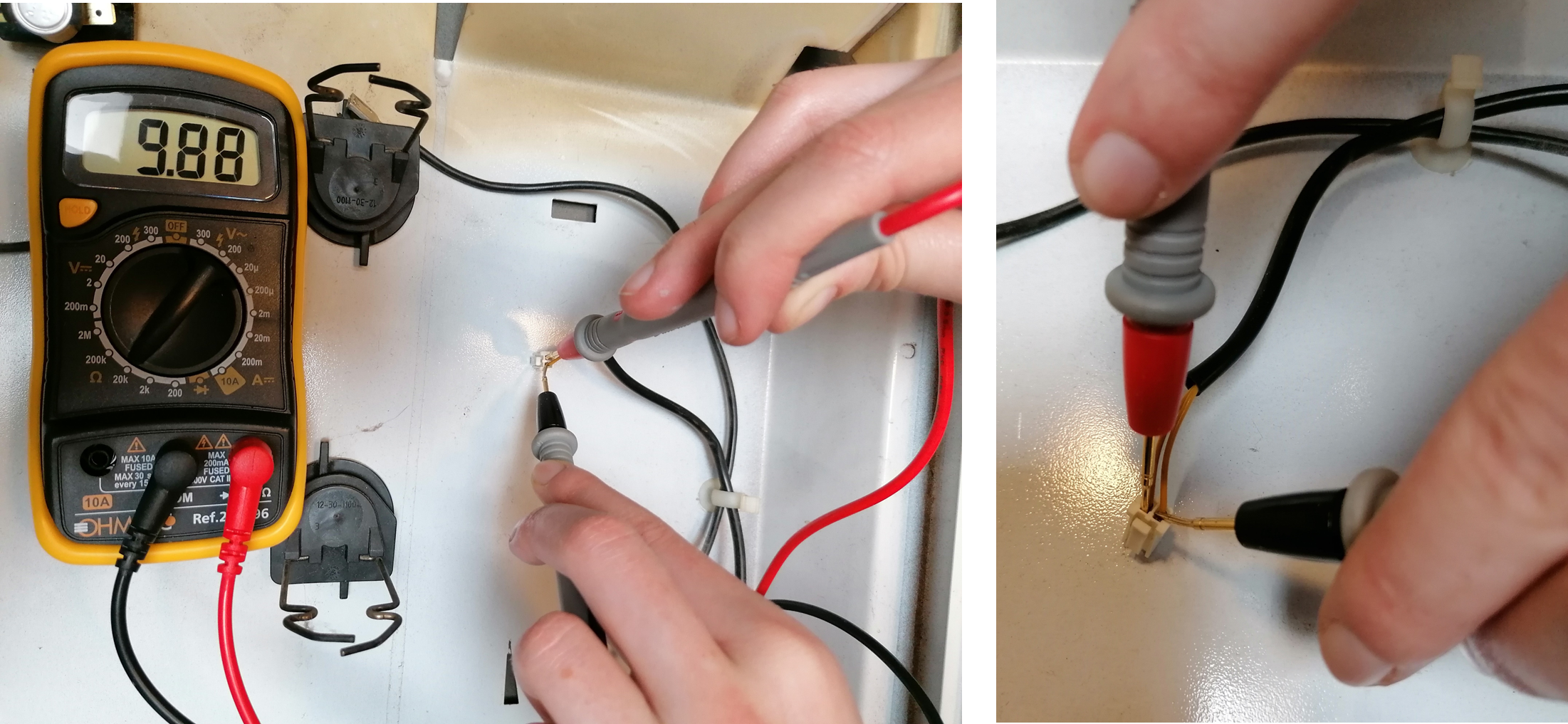 Testez la sonde de température