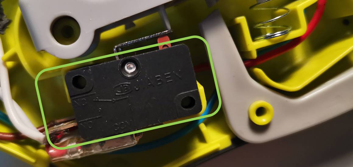 Contrôlez l'interrupteur