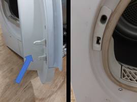 Testez la sécurité de porte du sèche-linge