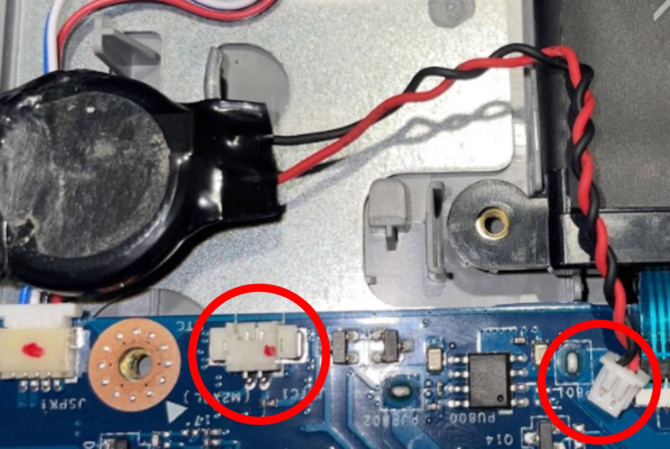 Réinitialisez la pile BIOS