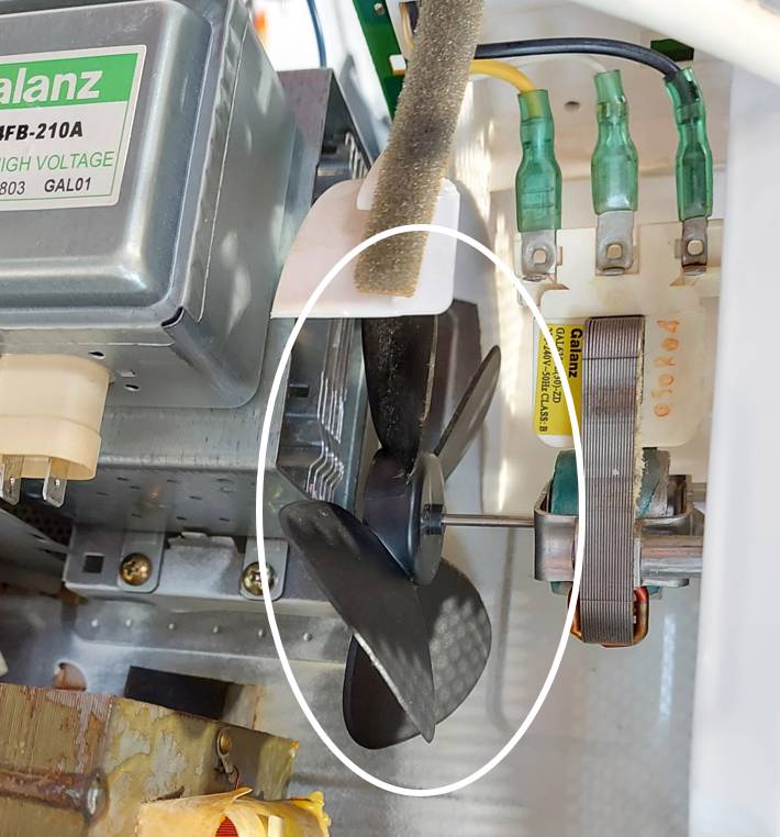 Vérifiez le ventilateur