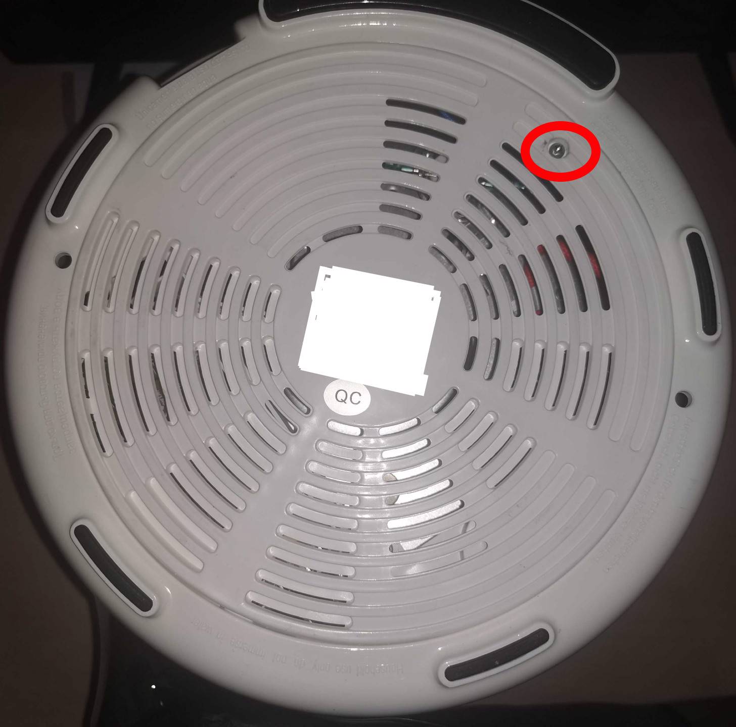 Examinez la sonde inférieure