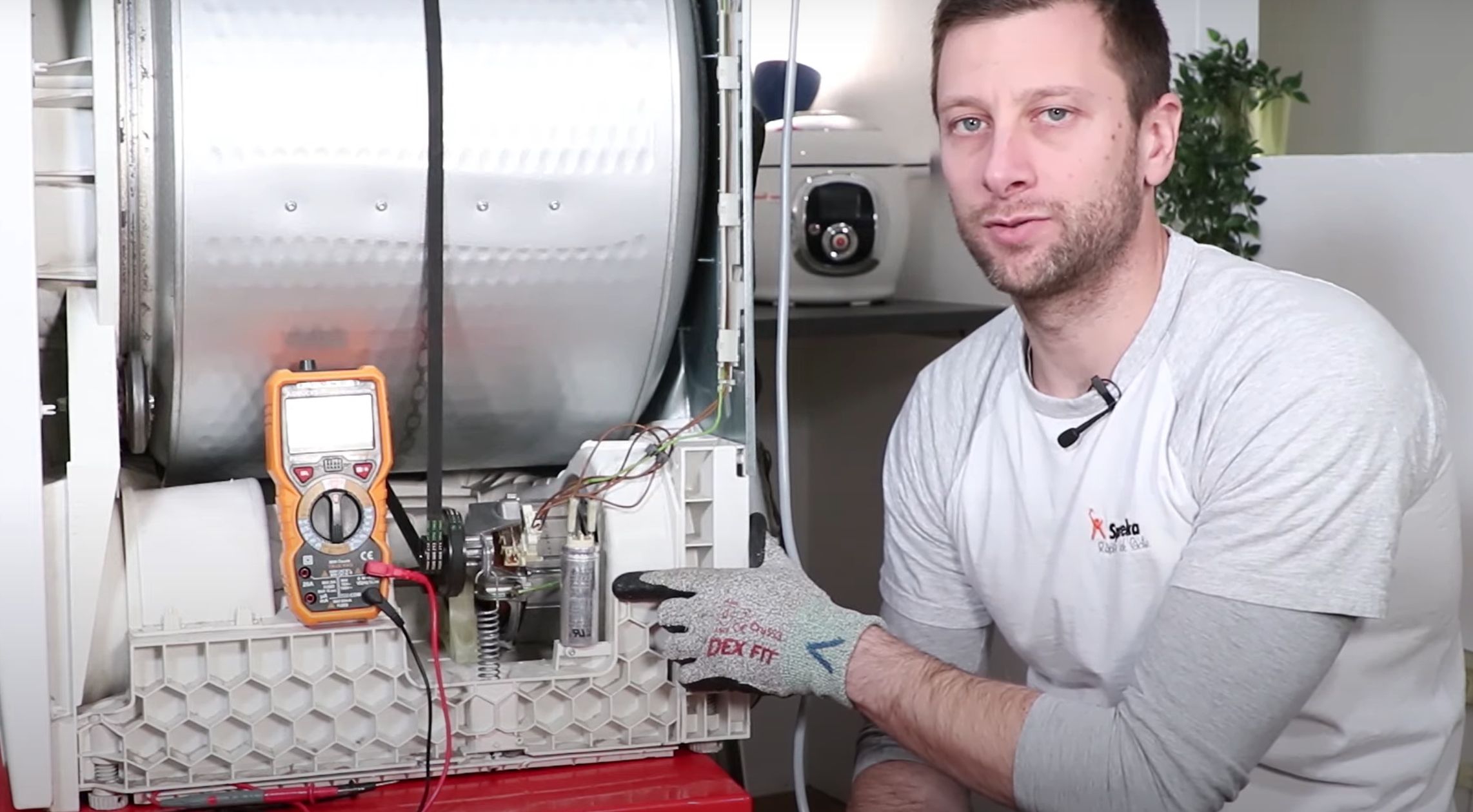 Testez le condensateur de démarrage du sèche-linge