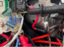 Testez la résistance de la friteuse