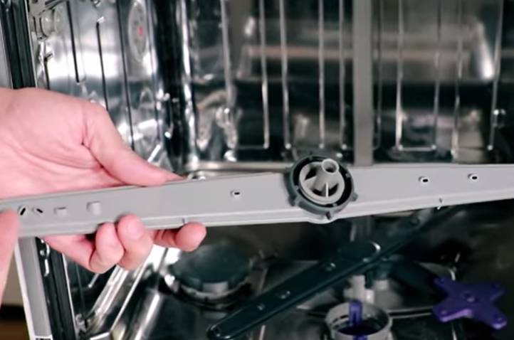 Contrôlez les bras de lavage